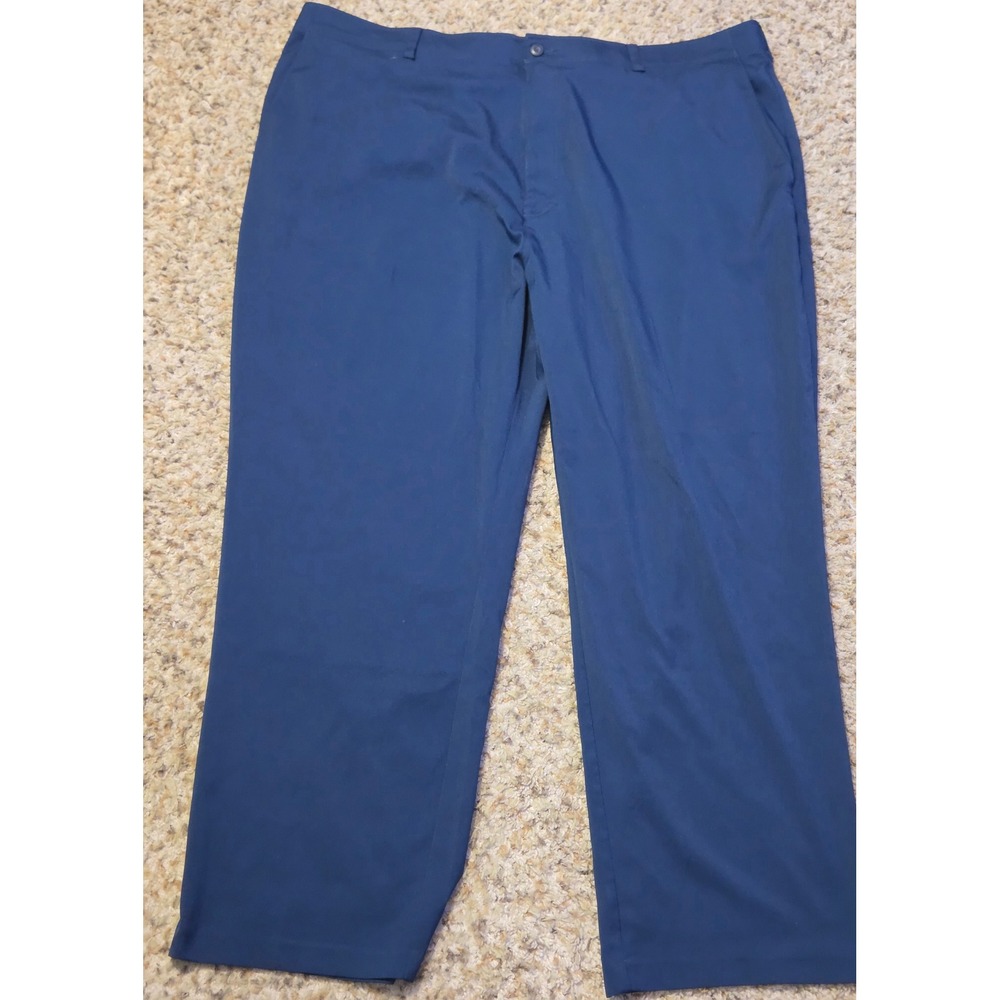 ProTour Performance Golf Pants Mens Size 46x30 Navy Flat Front